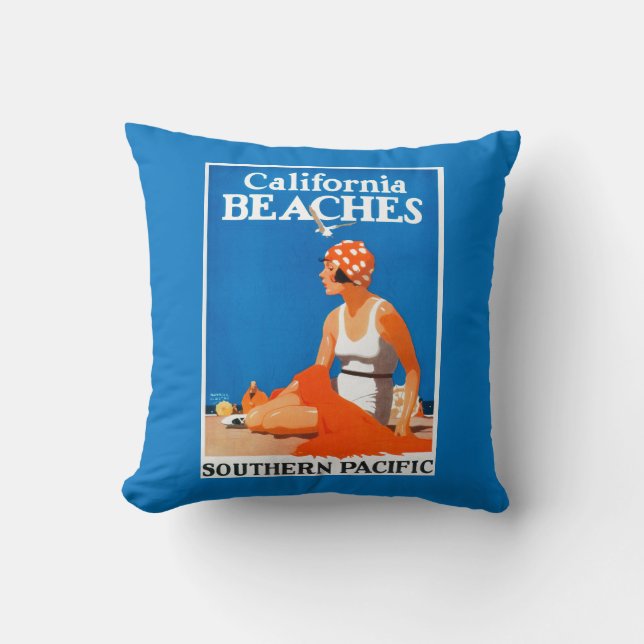 Coussin La Californie échoue l'affiche promotionnelle (Recto)