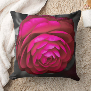 Coussin La Camélia rose 