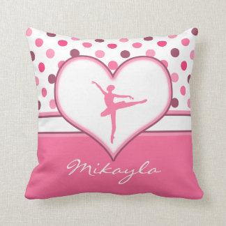 Coussin La cerise a inspiré le danseur classique rose de