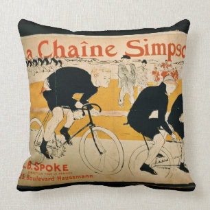 Coussin "La chaîne de Simpson", Paris (litho de couleur)