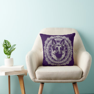 Coussin La chaleur du coeur dans le Schtroumpf et le poème