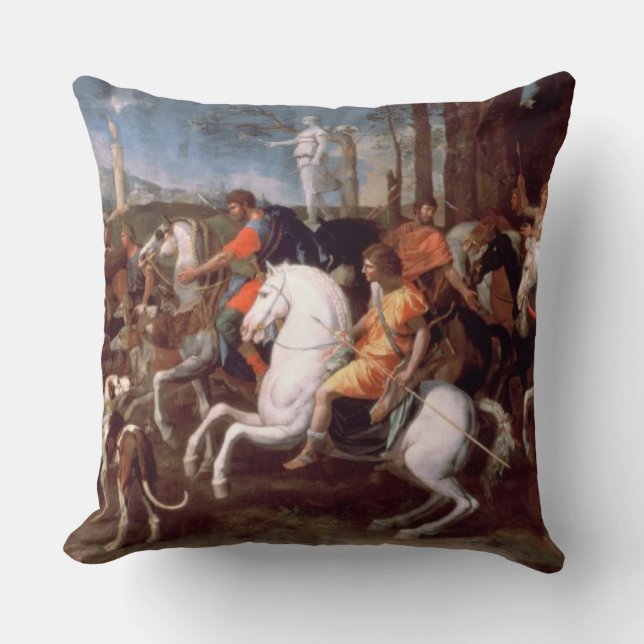 Coussin La chasse à verrat de Calydonian, 1637-38 (Recto)