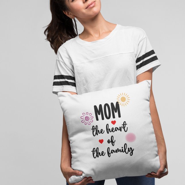 Coussin La citation de maman (Créateur téléchargé)