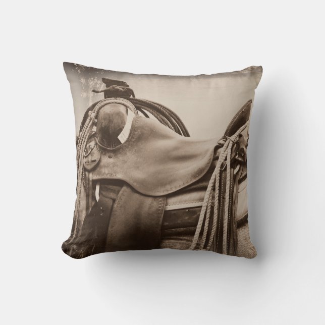 Coussin La collection de cowboy (Recto)
