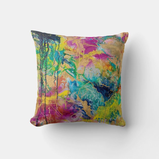 Coussin La Couleur De Joy MaryLea Harris Art Jeter Oreille (Recto)