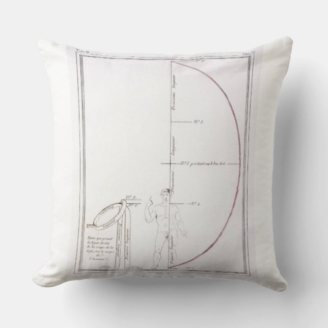 Coussin La coupe d'une toge pour "Britannicus" par Jean (Recto)