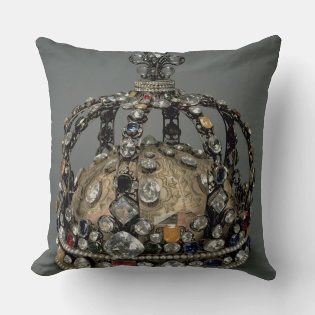 Coussin La couronne de Louis XV, 1722 (argent doré, replac (Recto)