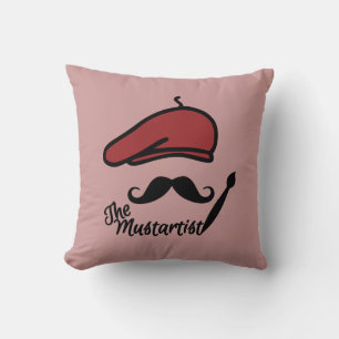 Coussin La coutume de Mustartist de lancer l'oreiller