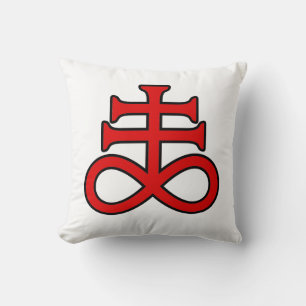 Coussin La Croix de l'Alchimiste Noir