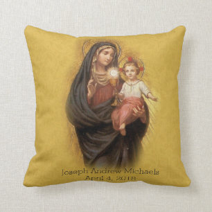 Coussin La Dame du Saint Sacrement Marie Jésus communion