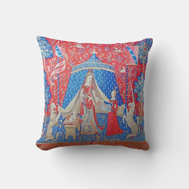 Coussin La Dame et la licorne / A Mon Seul Desir (Recto)