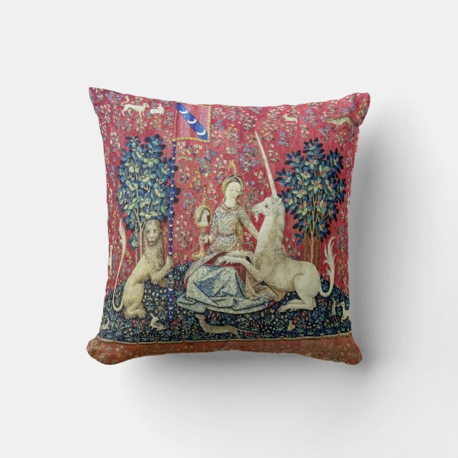 Coussin La Dame et la licorne, Vue (Recto)