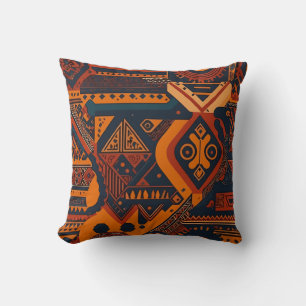 Coussin La danse africaine : à l'ethnie Motif africaine