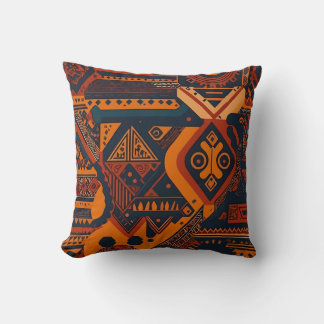 Coussin La danse africaine : à l'ethnie Motif africaine