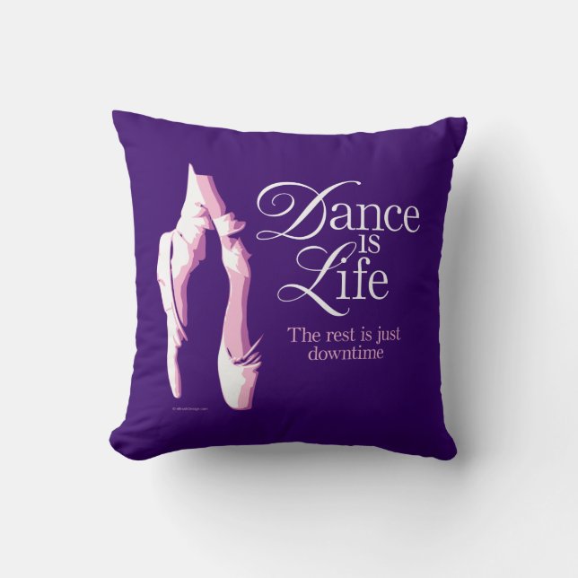 Coussin La danse est la vie (Recto)