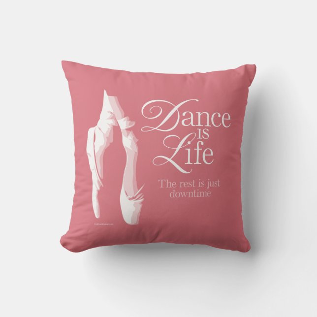 Coussin La danse est la vie (Recto)