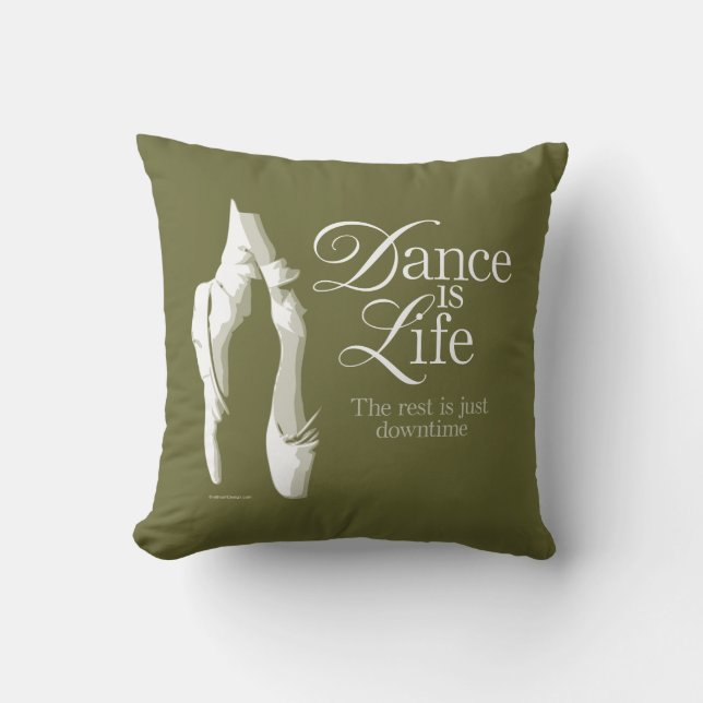 Coussin La danse est la vie (Recto)