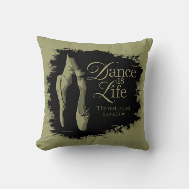 Coussin La Danse Est L'Oreiller À Jeu De Vie (Recto)