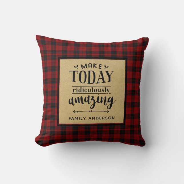 Coussin La décoration de la billetterie rend aujourd'hui E (Recto)