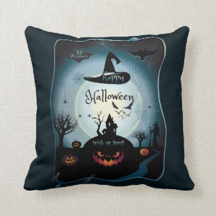 Coussin La décoration d'Halloween ou le monstre des tique