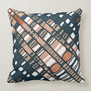 Coussin La diagonale pose la terre cuite