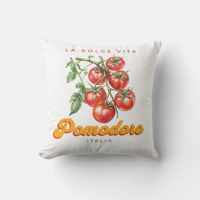Coussin La Dolce Vita Pomodoro Italia Tomate (Recto)