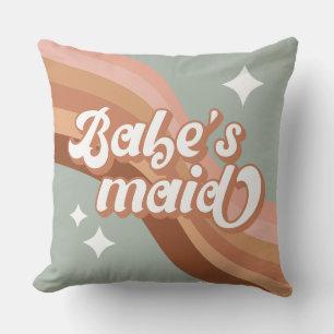 Coussin La domestique de Babe les années 70 Super rétro