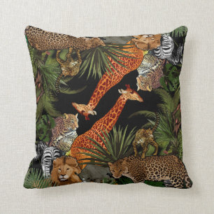 Coussin La faune africaine Jeu d'Oreille