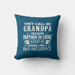 Coussin La fête des pères : ils m'appellent grand-père