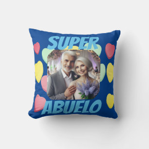 Coussin La Fête des Pères Super Abuelo   Message Amoureux 