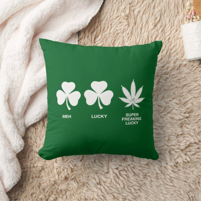 Coussin La fête drôle de Saint-Patrick pour les gars  (Couverture)
