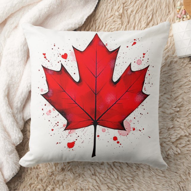 Coussin La feuille d'âme du Canada (Couverture)