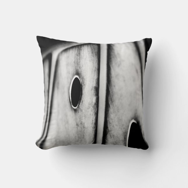 Coussin la feuille est chez elle (Recto)