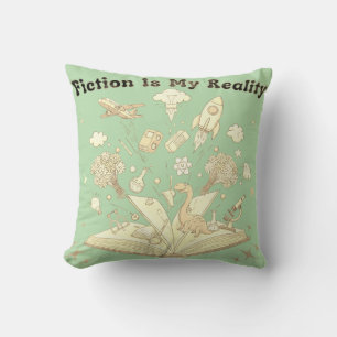 Coussin La fiction est ma réalité Conception de l'Imagin
