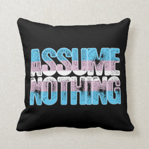 Coussin La fierté de transsexuel n'assument rien