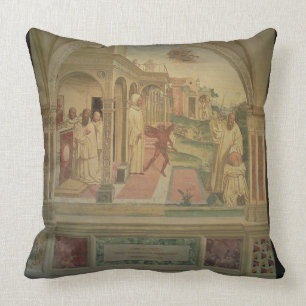Coussin La flagellation de St Benoît, de la vie de