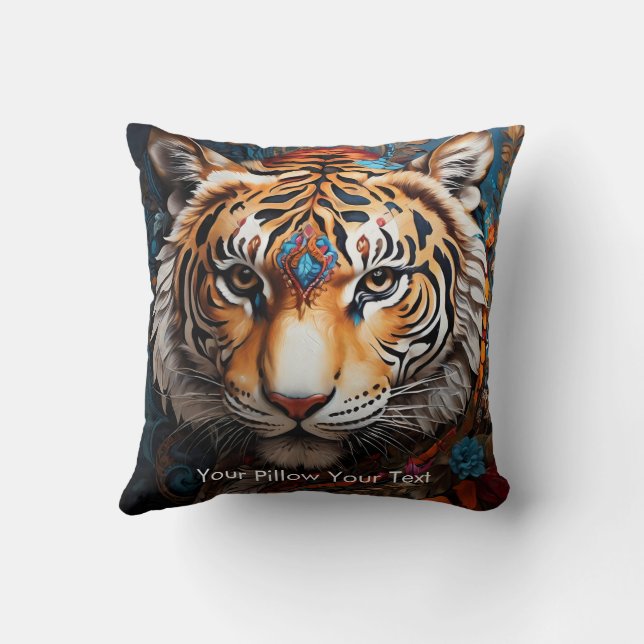 Coussin La flamme de la jungle (Verso)