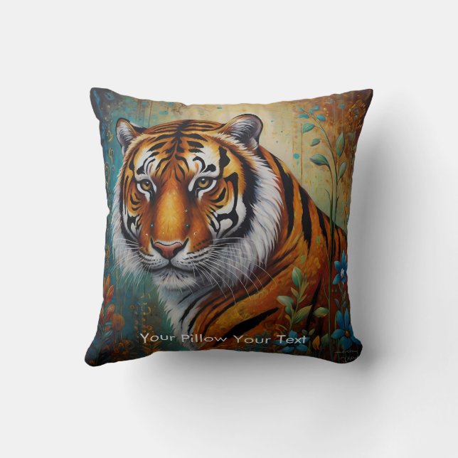 Coussin La flamme de la jungle (Verso)