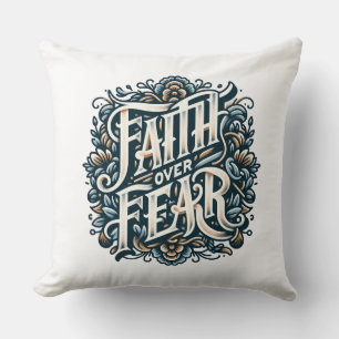Coussin La foi sur la peur