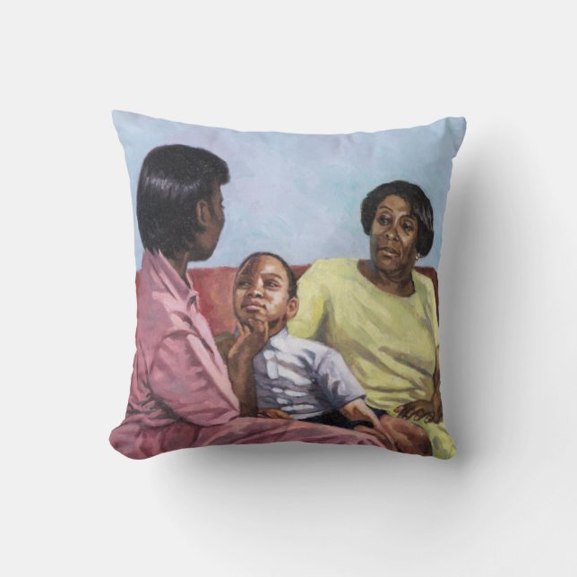 Coussin La force 2001 d'une mère (Recto)
