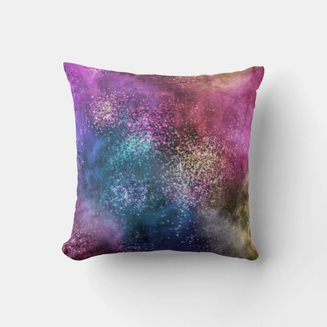 Coussin La Galaxie colorée (Recto)