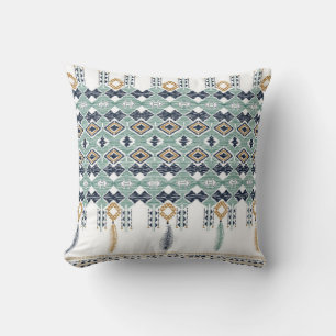 Coussin La géométrie nord-indienne américaine frontière sa
