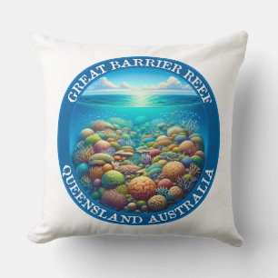 Coussin La Grande Barrière de corail, Queensland, Australi