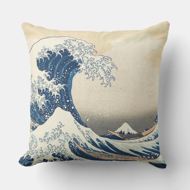 Coussin La Grande Vague (Recto)