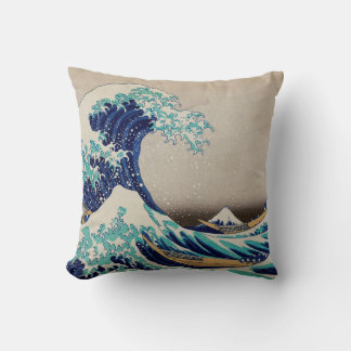 Coussin La Grande Vague de Kanagawa