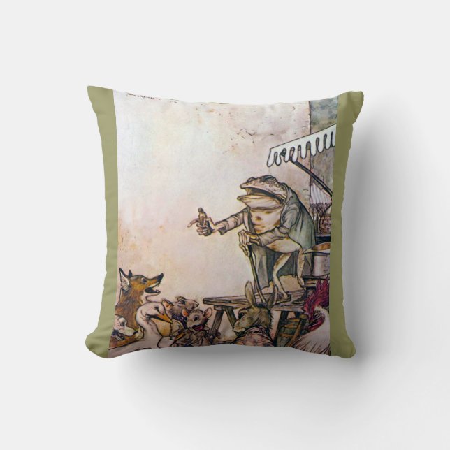 Coussin La grenouille de charlatan (Recto)