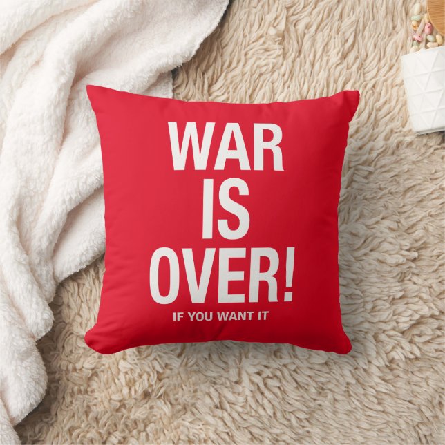 Coussin La guerre est finie (Couverture)