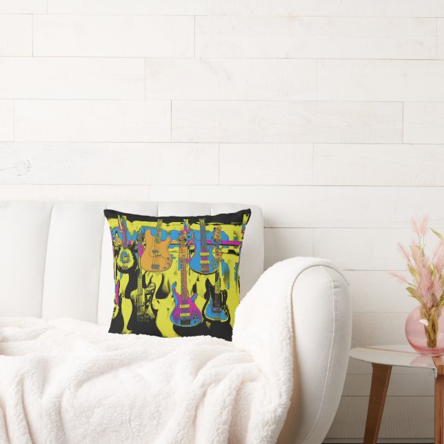 Coussin La Guitare - Instrument de musique (Canapé)