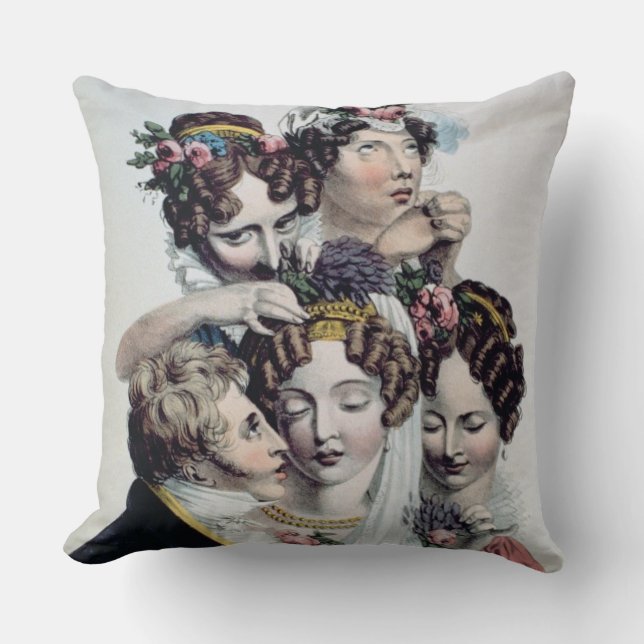 Coussin La jeune mariée, c.1820 (litho) (Recto)