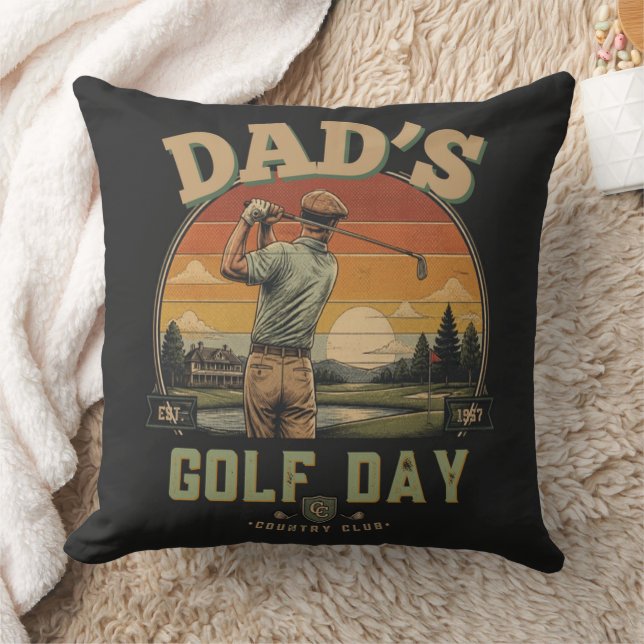Coussin La journée de golf de papa (Couverture)